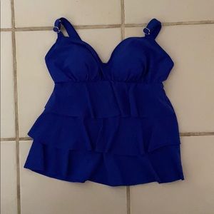 Royal Blue Tankini Top